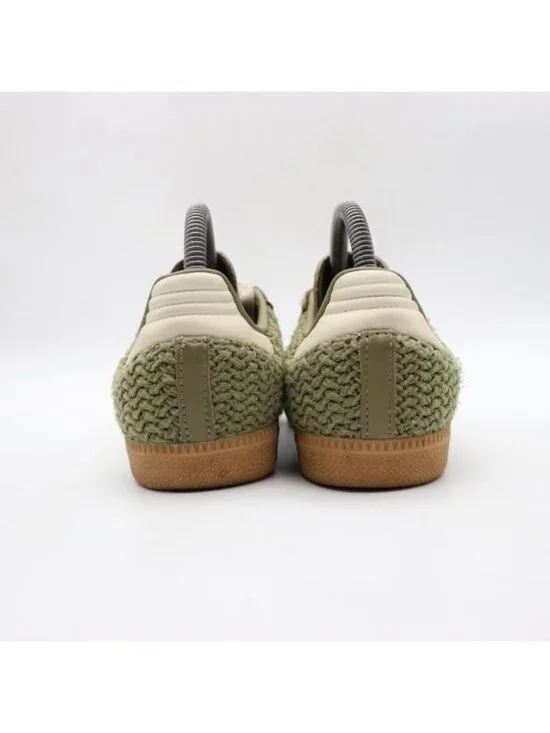 Adidas Samba OG Crochet Knit Pack Orbit Green Women's 6.5 Sneakers Shoes JR9447 - Picture 6 of 11